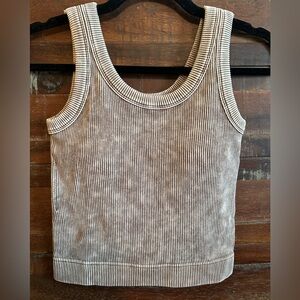 Zenana Women's Ribbed Crop Tank